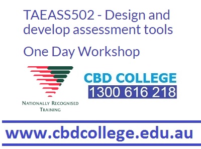 certiv taeass502 design and develop assessment tools